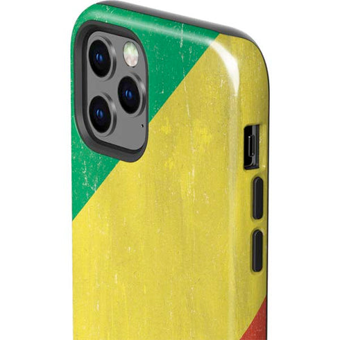 Republic of the Congo Flag Distressed iPhone 12 Pro Max Impact Case
